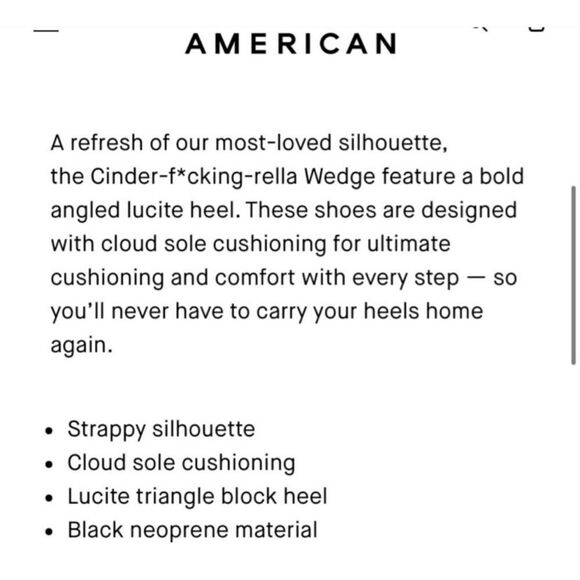 Good American Cinder-F*-Rella Wedge Lucite Heels Size 7.5 New - Picture 11 of 11